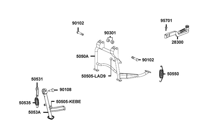 Centralstöd - Sidostöd